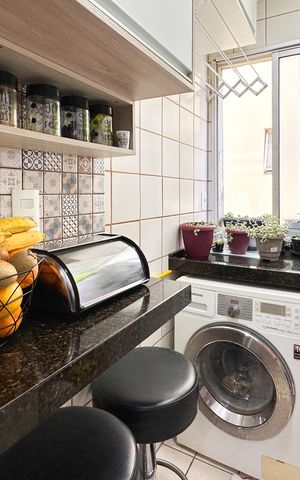 Apartamento à venda com 56m², 2 quartos e 1 vaga Apartamento à venda com 56m², 2 quartos e 1 vagaÁrea de Serviço