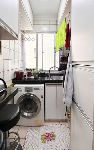 Apartamento à venda com 56m², 2 quartos e 1 vaga Apartamento à venda com 56m², 2 quartos e 1 vagaÁrea de Serviço