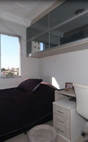 Apartamento à venda com 53m², 2 quartos e 1 vagaQuarto 2