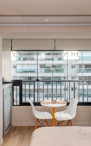 Studio à venda com 23m², 1 quarto e sem vaga Studio à venda com 23m², 1 quarto e sem vagaVaranda