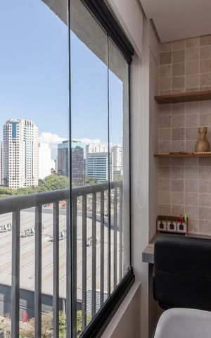 Studio à venda com 23m², 1 quarto e sem vaga Studio à venda com 23m², 1 quarto e sem vagaVaranda