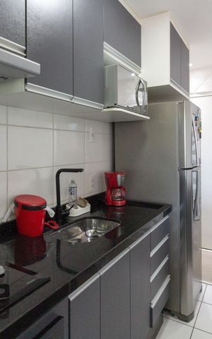 Apartamento para alugar com 43m², 2 quartos e 1 vagaCozinha e Área de Serviço