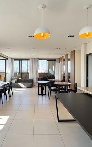 Apartamento para alugar com 54m², 2 quartos e 1 vagaÁrea comum - Salão de festas