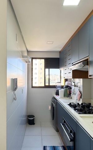 Apartamento para alugar com 54m², 2 quartos e 1 vagaCozinha 
