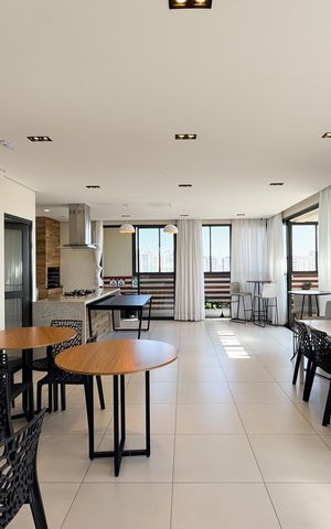 Apartamento para alugar com 54m², 2 quartos e 1 vagaÁrea comum - Salão de festas