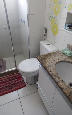 Apartamento à venda com 106m², 3 quartos e 2 vagasBanheiro social