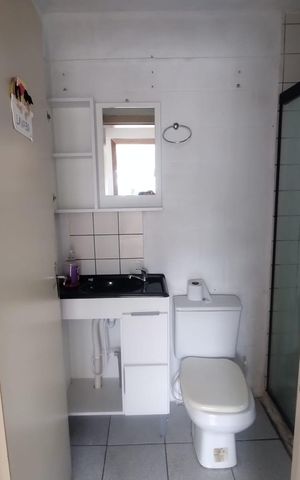 Apartamento à venda com 45m², 2 quartos e 1 vaga Apartamento à venda com 45m², 2 quartos e 1 vagaBanheiro