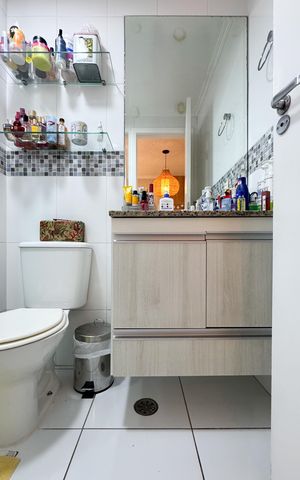 Apartamento à venda com 104m², 2 quartos e 2 vagas Apartamento à venda com 104m², 2 quartos e 2 vagasBanheiro - Suíte 1