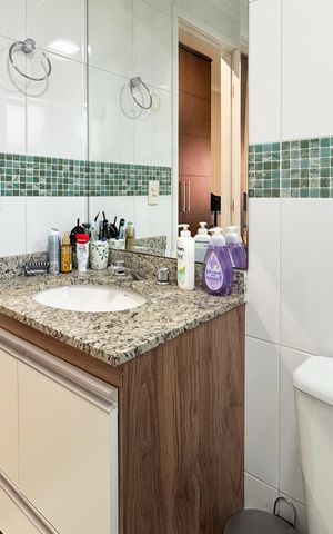 Apartamento à venda com 104m², 2 quartos e 2 vagas Apartamento à venda com 104m², 2 quartos e 2 vagasBanheiro - Suíte 2