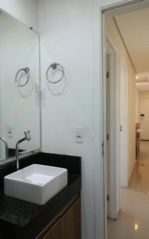 Apartamento à venda com 45m², 2 quartos e 1 vaga Apartamento à venda com 45m², 2 quartos e 1 vagaBanheiro