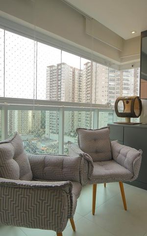 Apartamento à venda com 78m², 2 quartos e 2 vagasSala/Varanda 