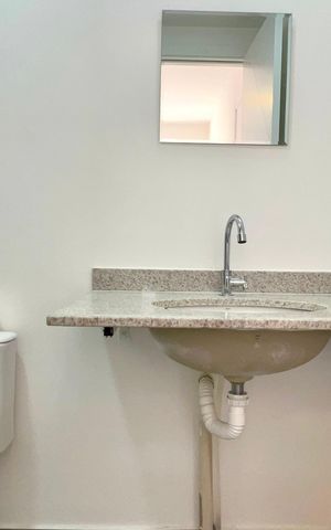 Studio para alugar com 25m², 1 quarto e sem vaga Studio para alugar com 25m², 1 quarto e sem vagaBanheiro da Suíte
