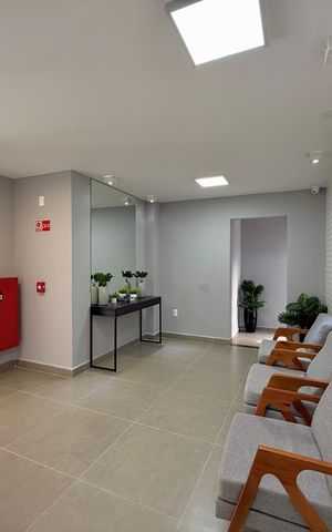 Studio à venda com 24m², 1 quarto e sem vaga Studio à venda com 24m², 1 quarto e sem vagaHall Social Bloco