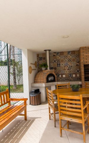 Apartamento para alugar com 55m², 1 quarto e 2 vagasÁrea gourmet