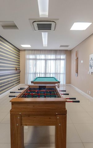 Apartamento para alugar com 45m², 1 quarto e 1 vaga Apartamento para alugar com 45m², 1 quarto e 1 vagaSalão de jogos
