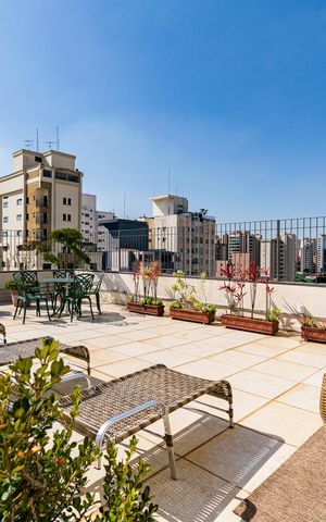 Apartamento para alugar com 45m², 1 quarto e 1 vaga Apartamento para alugar com 45m², 1 quarto e 1 vagaTerraço
