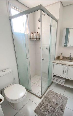 Apartamento à venda com 81m², 3 quartos e 1 vaga Apartamento à venda com 81m², 3 quartos e 1 vagaBanheiro social