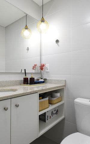Studio para alugar com 20m², 1 quarto e sem vagaBanheiro do Studio