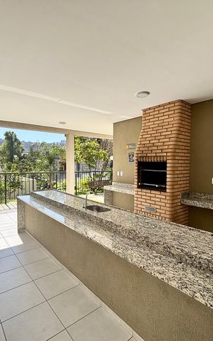 Apartamento para alugar com 45m², 2 quartos e sem vaga Apartamento para alugar com 45m², 2 quartos e sem vagaÁrea comum - Churrasqueira
