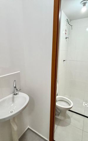 Apartamento para alugar com 45m², 2 quartos e sem vaga Apartamento para alugar com 45m², 2 quartos e sem vagaBanheiro