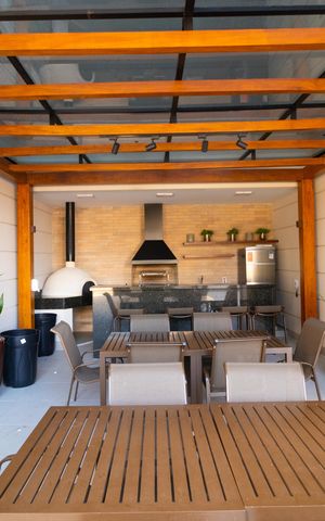 Apartamento à venda com 83m², 3 quartos e 2 vagas Apartamento à venda com 83m², 3 quartos e 2 vagasÁrea comum - Churrasqueira