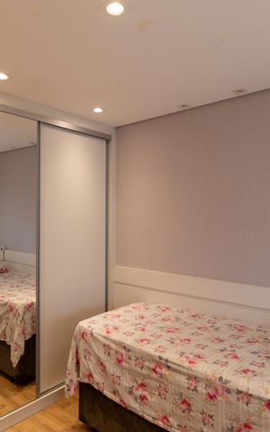 Apartamento à venda com 83m², 3 quartos e 2 vagas Apartamento à venda com 83m², 3 quartos e 2 vagasQuarto 01