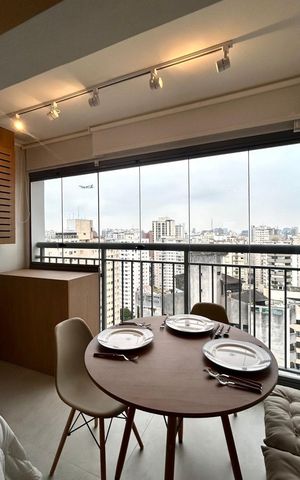 Apartamento à venda com 28m², 1 quarto e sem vaga Apartamento à venda com 28m², 1 quarto e sem vagaVaranda