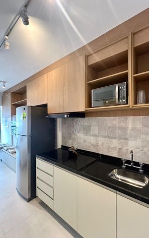 Apartamento à venda com 28m², 1 quarto e sem vaga Apartamento à venda com 28m², 1 quarto e sem vagaCozinha