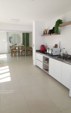 Apartamento para alugar com 44m², 2 quartos e 1 vagaÁrea comum - Salão de festas