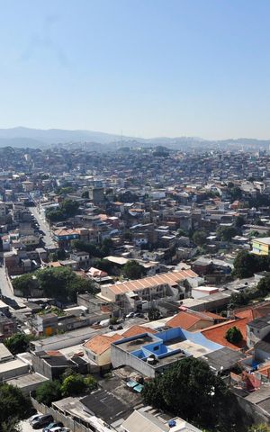 Apartamento para alugar com 40m², 2 quartos e sem vaga Apartamento para alugar com 40m², 2 quartos e sem vagaDetalhe - Vista da Sala e Sala de Jantar