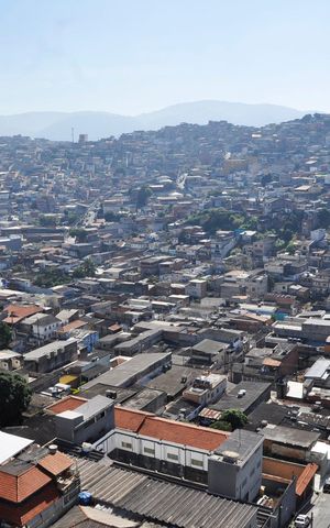 Apartamento para alugar com 40m², 2 quartos e sem vaga Apartamento para alugar com 40m², 2 quartos e sem vagaDetalhe - Vista da Sala e Sala de Jantar