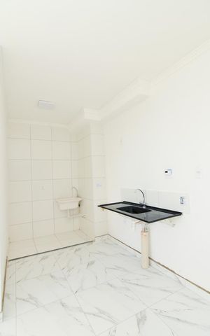 Apartamento à venda com 34m², 2 quartos e sem vagaCozinha e Área de Serviço