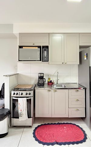 Apartamento à venda com 27m², 1 quarto e sem vaga Apartamento à venda com 27m², 1 quarto e sem vagaCozinha