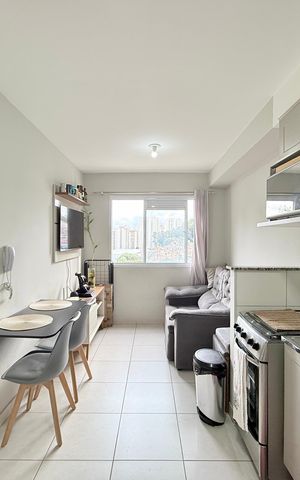 Apartamento à venda com 27m², 1 quarto e sem vaga Apartamento à venda com 27m², 1 quarto e sem vagaCozinha