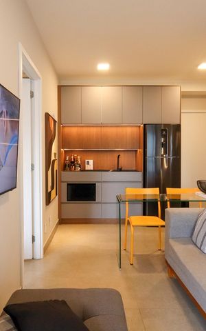 Apartamento à venda com 47m², 1 quarto e 1 vagaSala 