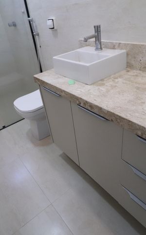 Apartamento para alugar com 100m², 3 quartos e 2 vagasBanheiro Social