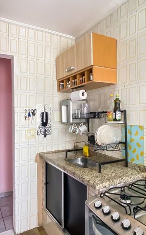 Apartamento à venda com 53m², 2 quartos e 1 vagaCozinha 