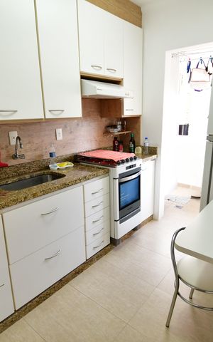 Apartamento à venda com 64m², 1 quarto e 1 vagaCozinha
