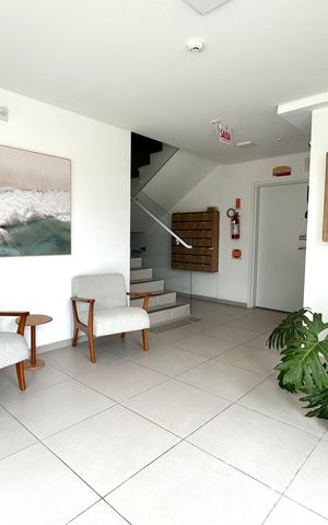 Studio para alugar com 36m², 1 quarto e 1 vaga Studio para alugar com 36m², 1 quarto e 1 vagaHall de entrada