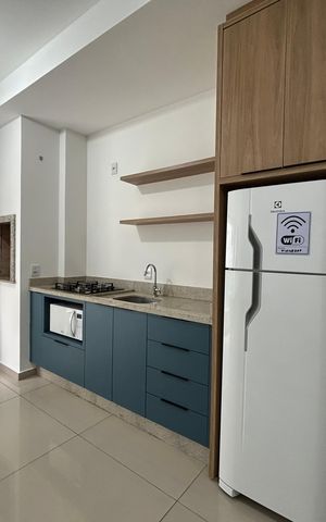 Studio para alugar com 36m², 1 quarto e 1 vaga Studio para alugar com 36m², 1 quarto e 1 vagaCozinha