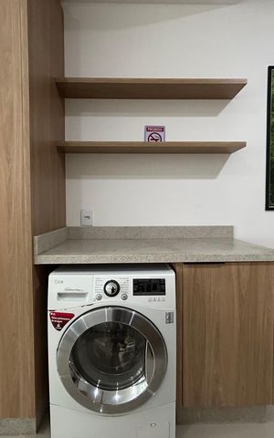 Studio para alugar com 36m², 1 quarto e 1 vaga Studio para alugar com 36m², 1 quarto e 1 vagaÁrea de Serviço