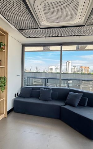 Studio à venda com 24m², 1 quarto e sem vaga