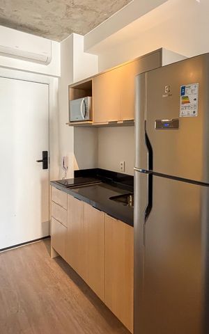 Studio à venda com 24m², 1 quarto e sem vaga