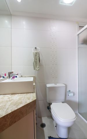 Apartamento à venda com 78m², 3 quartos e 2 vagasBanheiro Social