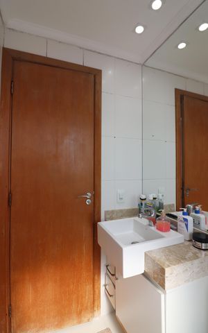 Apartamento à venda com 78m², 3 quartos e 2 vagasQuarto 1 - Suíte Banheiro 