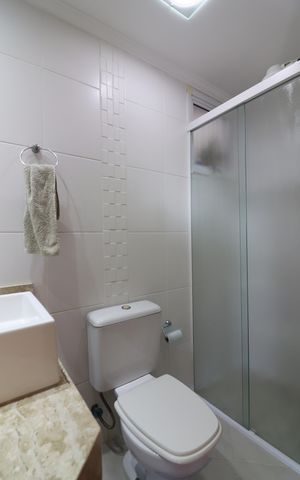 Apartamento à venda com 78m², 3 quartos e 2 vagasBanheiro Social
