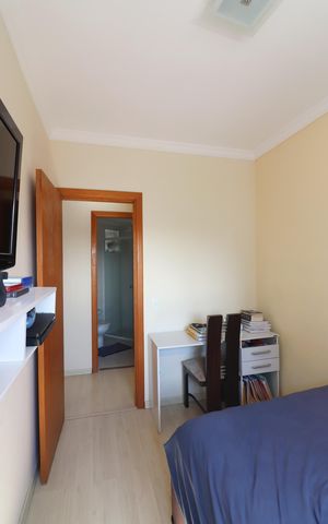 Apartamento à venda com 78m², 3 quartos e 2 vagasQuarto 3