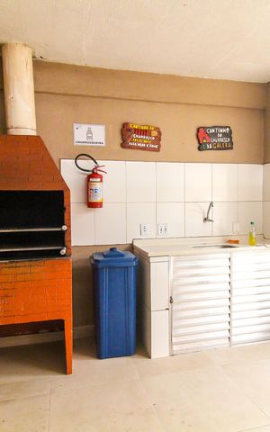 Apartamento à venda com 40m², 2 quartos e 1 vaga Apartamento à venda com 40m², 2 quartos e 1 vagaÁrea comum - Churrasqueira