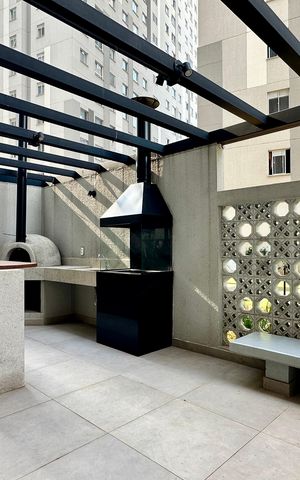Apartamento à venda com 37m², 2 quartos e 1 vaga Apartamento à venda com 37m², 2 quartos e 1 vagaArea Comum - Churrasqueira