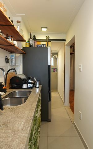 Studio à venda com 37m², 1 quarto e sem vagaCozinha e Área de Serviço